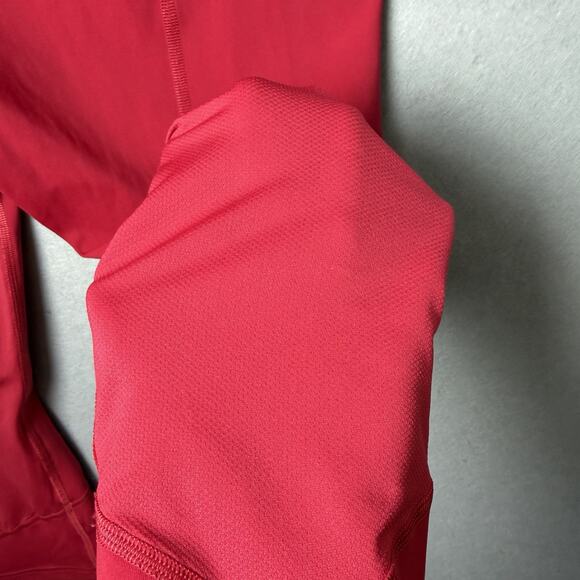 Lululemon Pace Rival High-Rise Crop 22" Dark Red Womens size 10 - Picture 6 of 11